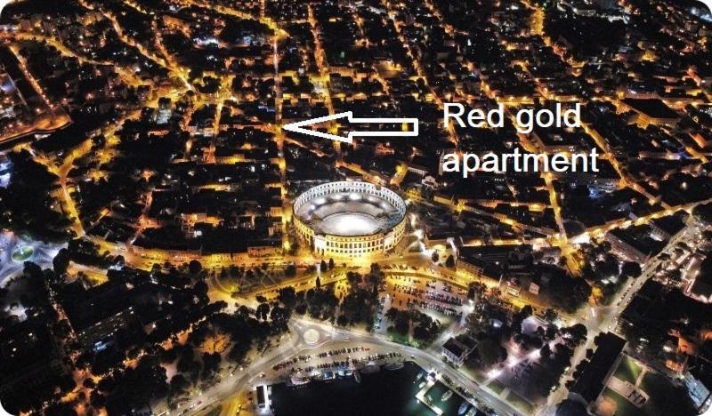 Red Gold Apartment Pula Exteriér fotografie
